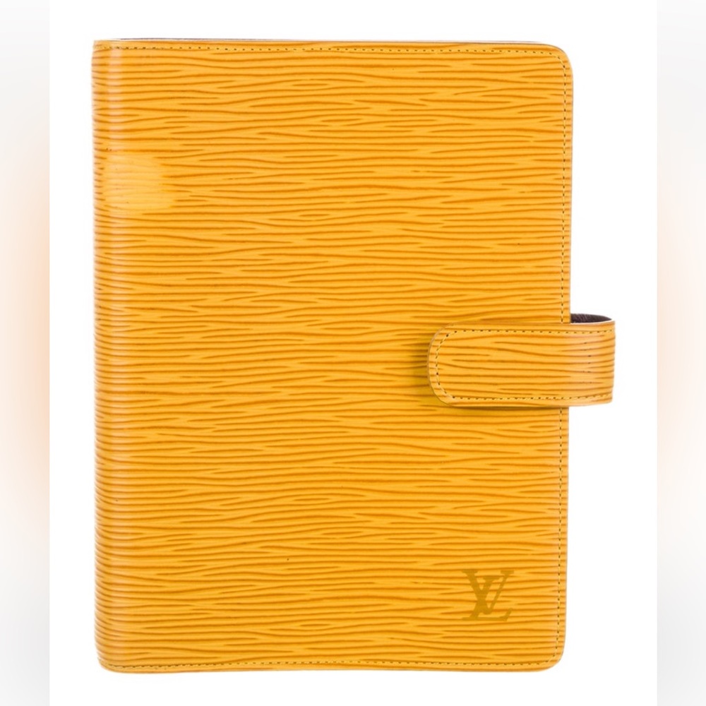 Louis Vuitton Vintage Epi Medium Ring Agenda Cover France Limited Edition
